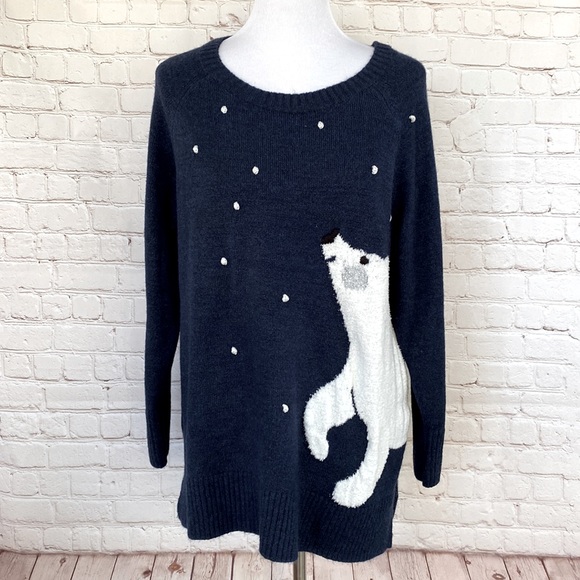 Lauren conrad polar bear sweater Clearance
